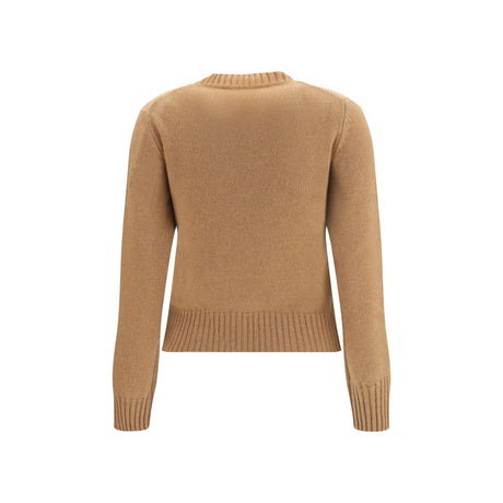 Ami Paris Brown Wool Oves Aries Sweatshirt