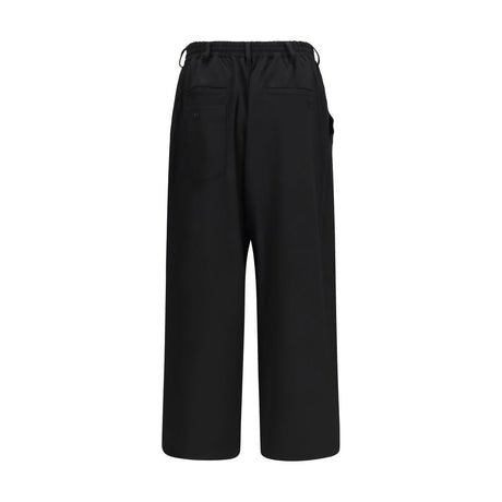 Y-3 Black Wool Oves Aries Casual Pants