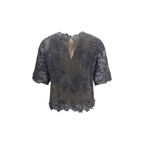 Brunello Cucinelli Gray Mohair Blouse