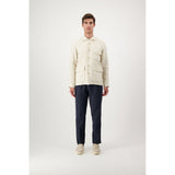 Autore Beige Linen Full-Length Jacket