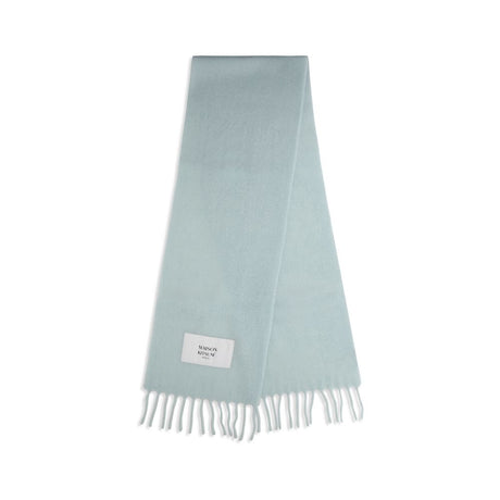 Maison Kitsuné Blue Polyamide Scarf