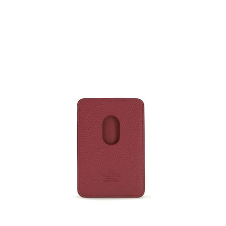Valentino Garavani Red Calf Leather Bos Taurus Wallet