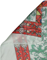 Dolce & Gabbana Multicolor Silk Printed Square Foulard Scarf