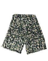 Dolce & Gabbana Black Floral Daisy Square Foulard Scarf