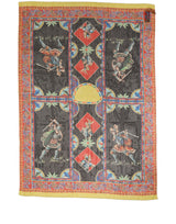 Dolce & Gabbana Multicolor Silk Printed Shawl Stole Scarf