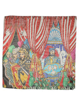 Dolce & Gabbana Multicolor Silk Printed Square Foulard Scarf