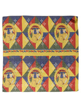 Dolce & Gabbana Multicolor Silk Printed Square Foulard Scarf
