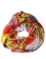 Dolce & Gabbana Multicolor Silk Printed Square Foulard Scarf