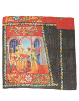 Dolce & Gabbana Multicolor Silk Printed Square Foulard Scarf