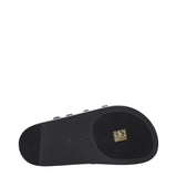 Jil Sander Black Leather Slippers