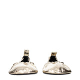 Jil Sander Gold Leather Ballet Flats