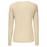 Guess Jeans Beige Cotton T-Shirt