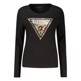 Guess Jeans Black Cotton Women's T-Shirt