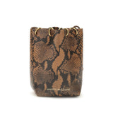 Benedetta Bruzziches Brown Calf Leather Bos Taurus Backet Bag