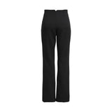 Only Black Recycled Polyester Flared Pants
