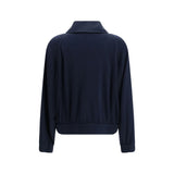 Brunello Cucinelli Blue Cotton Sweatshirt