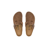 Birkenstock Brown Suede Leather Clogs