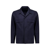 Autore Navy Blue Virgin Wool Jacket