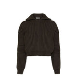 Lemaire Brown Cotton Cardigan