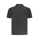 K-WAY Black Cotton Men's Polo Shirt