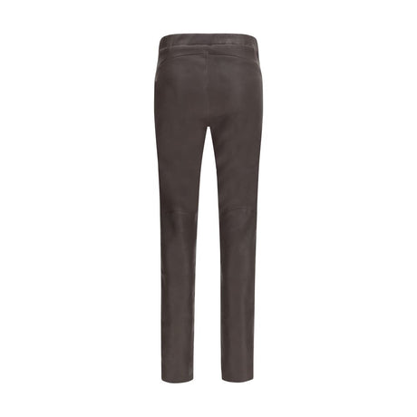 Arma Brown Leather Pants