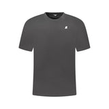 K-WAY Black Cotton Men T-Shirt