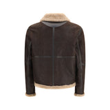 Belstaff Brown Lamb Leather Full-Length Jacket