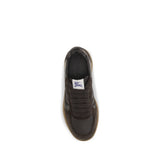 Burberry Brown Calf Leather Bos Taurus Athletic Sneakers