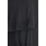 Valentino Garavani Black Silk Casual Pants