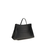Alexander McQueen Black Calf Leather Bos Taurus Shoulder Bag