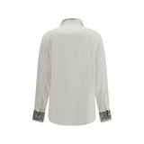 Alexander McQueen White Silk Dress Shirt
