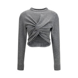 Balenciaga Gray Wool Oves Aries Sweatshirt