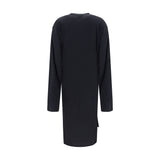 Balenciaga Black Cotton Casual Dress