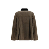 Ganni Brown Cotton Denim Jacket