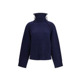 Ganni Blue Wool Oves Aries Sweatshirt