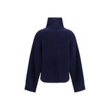 Ganni Blue Wool Oves Aries Sweatshirt