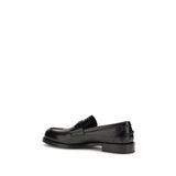 Dolce & Gabbana Black Calf Leather Bos Taurus Slip-On Loafers