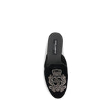 Dolce & Gabbana Black Velvet Flats