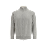 Lardini Gray Wool Oves Aries Sweatshirt
