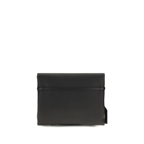 Dolce & Gabbana Black Calf Leather Bos Taurus Shoulder Bag