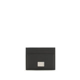 Dolce & Gabbana Black Calf Leather Bos Taurus Wallet