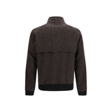 Baracuta Brown Viscose Biker Jacket