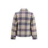 Woolrich Beige Wool Oves Aries Denim Jacket