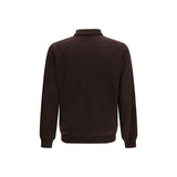 Lardini Brown Wool Oves Aries Sweatshirt