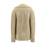 Ermanno Scervino Beige Wool Oves Aries Sweatshirt