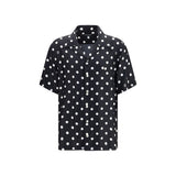 Dolce & Gabbana Black Silk Pattern Shirt