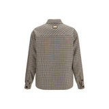Dolce & Gabbana Brown Wool Oves Aries Full-Length Jacket