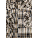 Dolce & Gabbana Brown Wool Oves Aries Full-Length Jacket