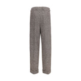 Dolce & Gabbana Brown Alpaca Vicugna Pacos Pants