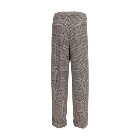 Dolce & Gabbana Brown Alpaca Vicugna Pacos Pants